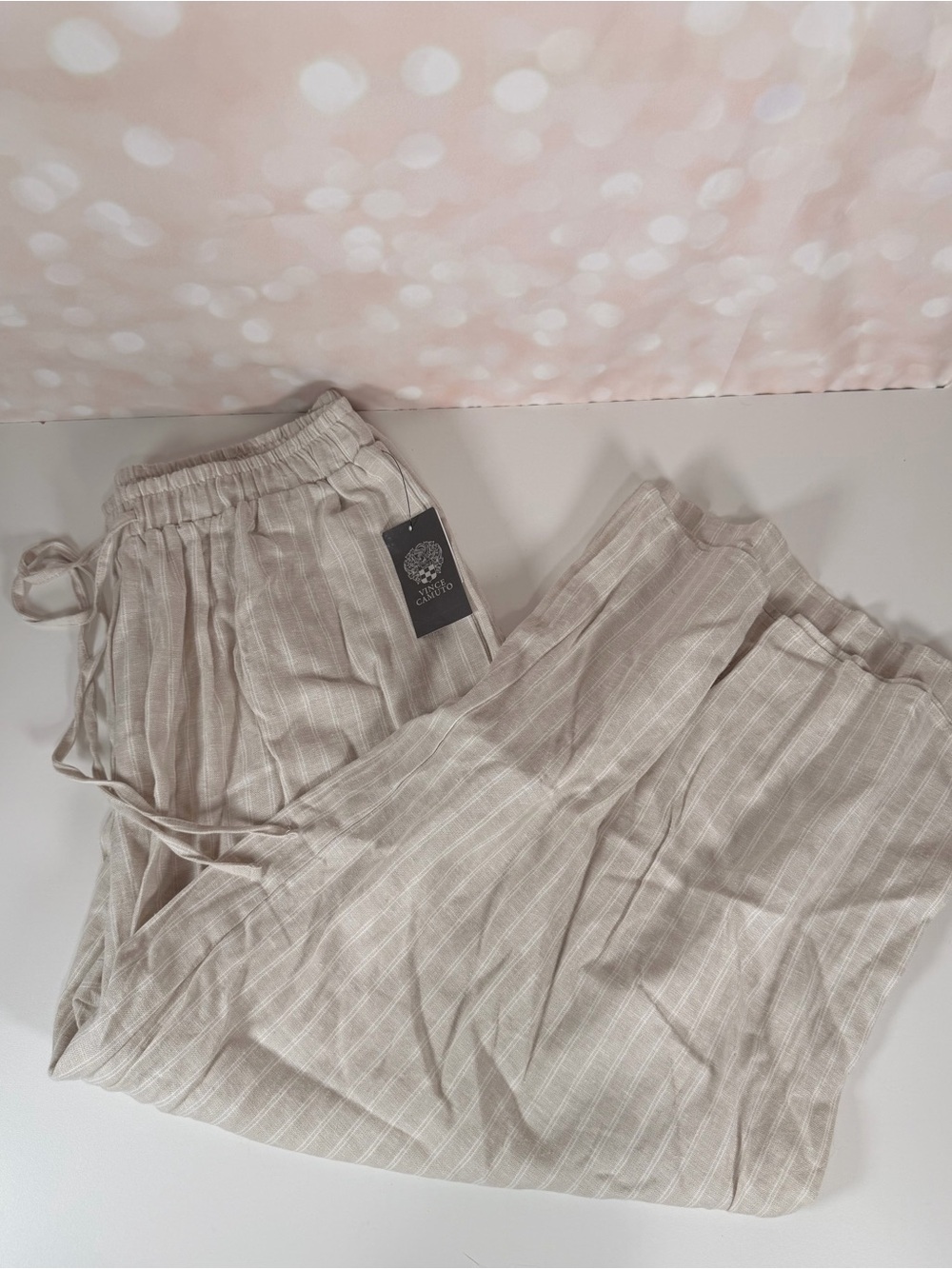 VINCE CAMUTO Linen Blend Casual Pants NWT